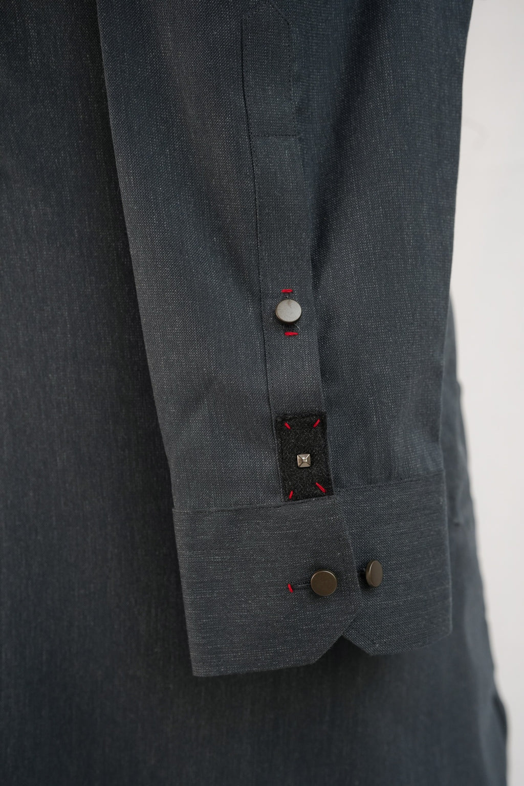 GREY TEXTURED KURTA TROUSER