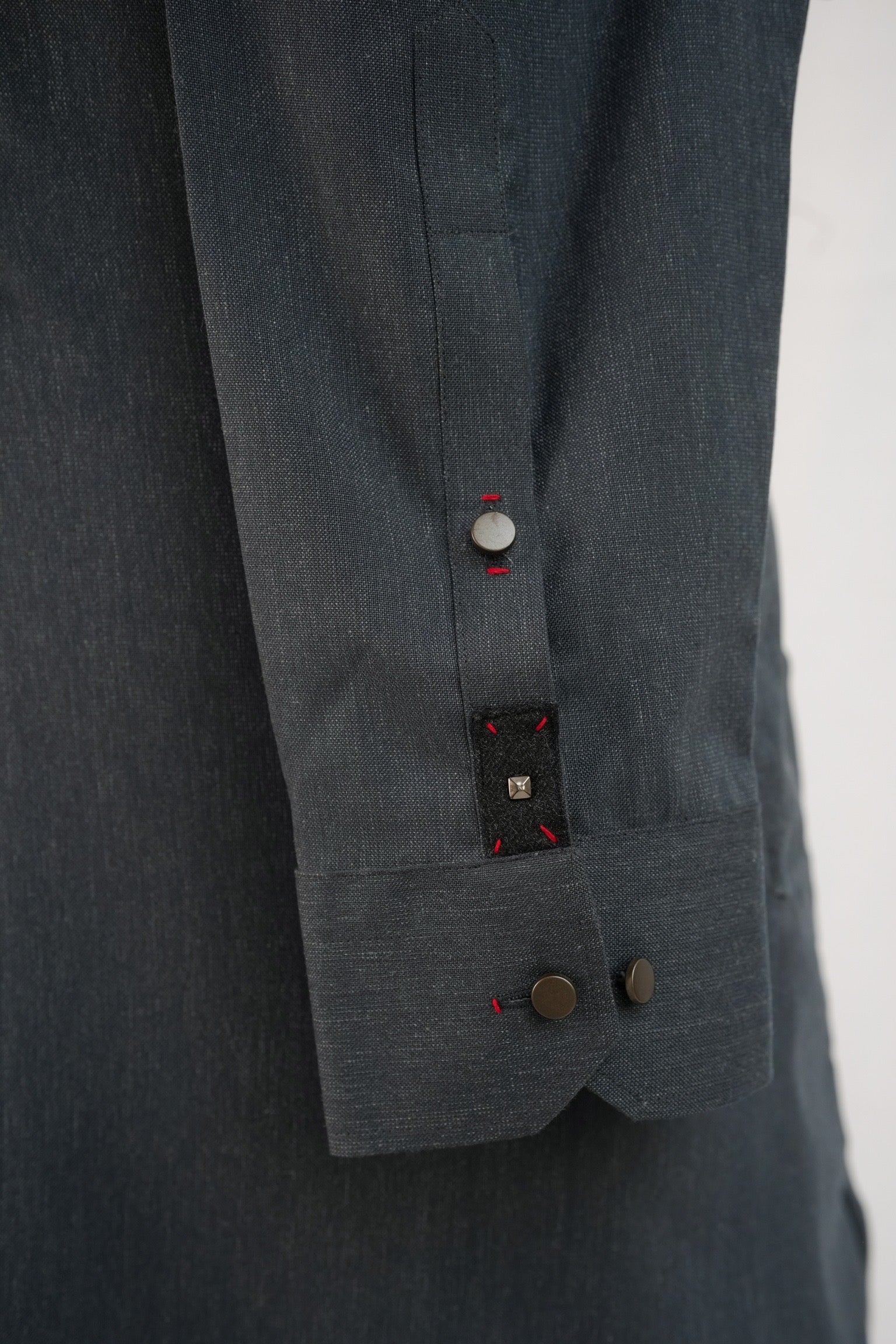 GREY TEXTURED KURTA TROUSER