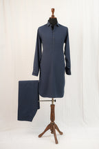 GREYISH BLUE SHALWAR KAMEEZ