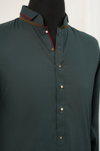 TEAL BLUE KURTA TROUSER