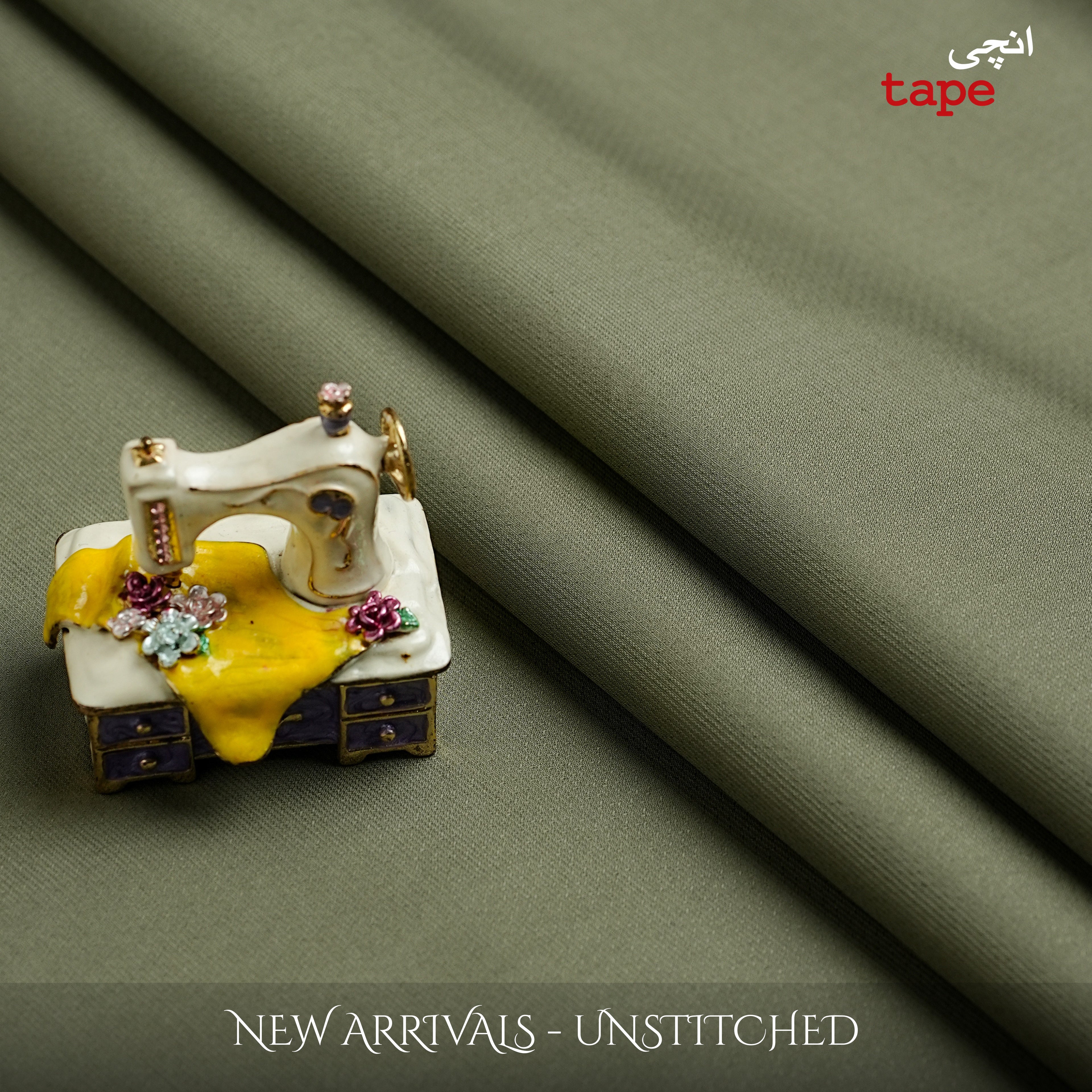 OLIVE GREEN - UNSTITCHED