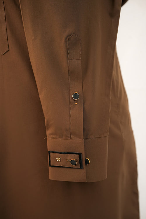 BROWN CLASSIC SHALWAR KAMEEZ