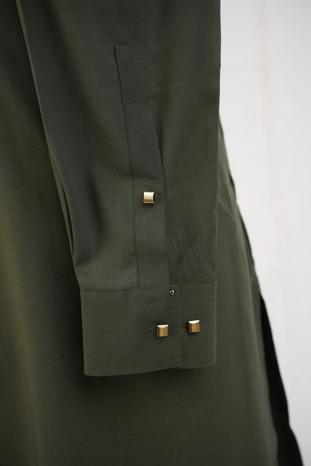 GREEN FRONT POCKET KURTA TROUSER