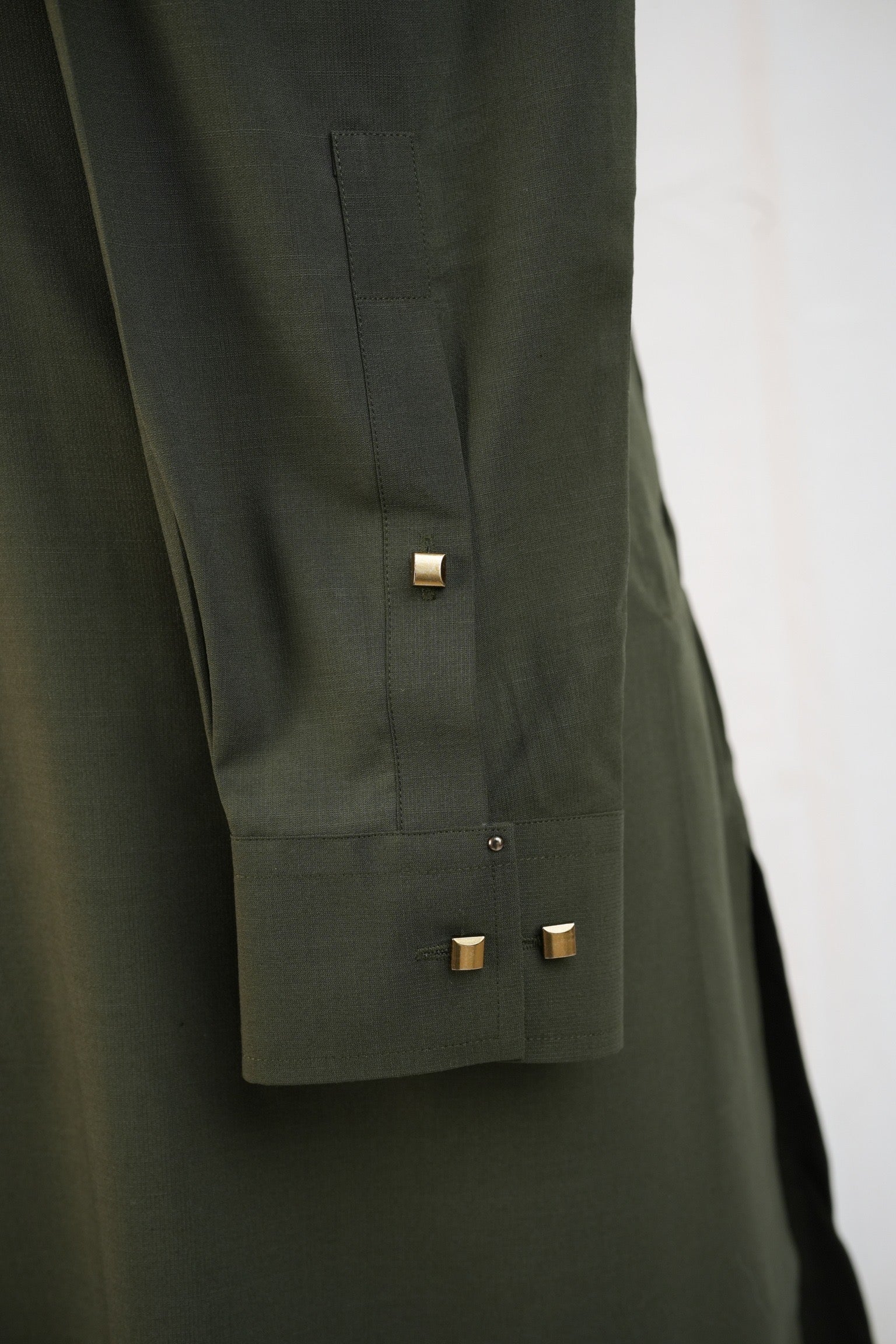 GREEN FRONT POCKET KURTA TROUSER