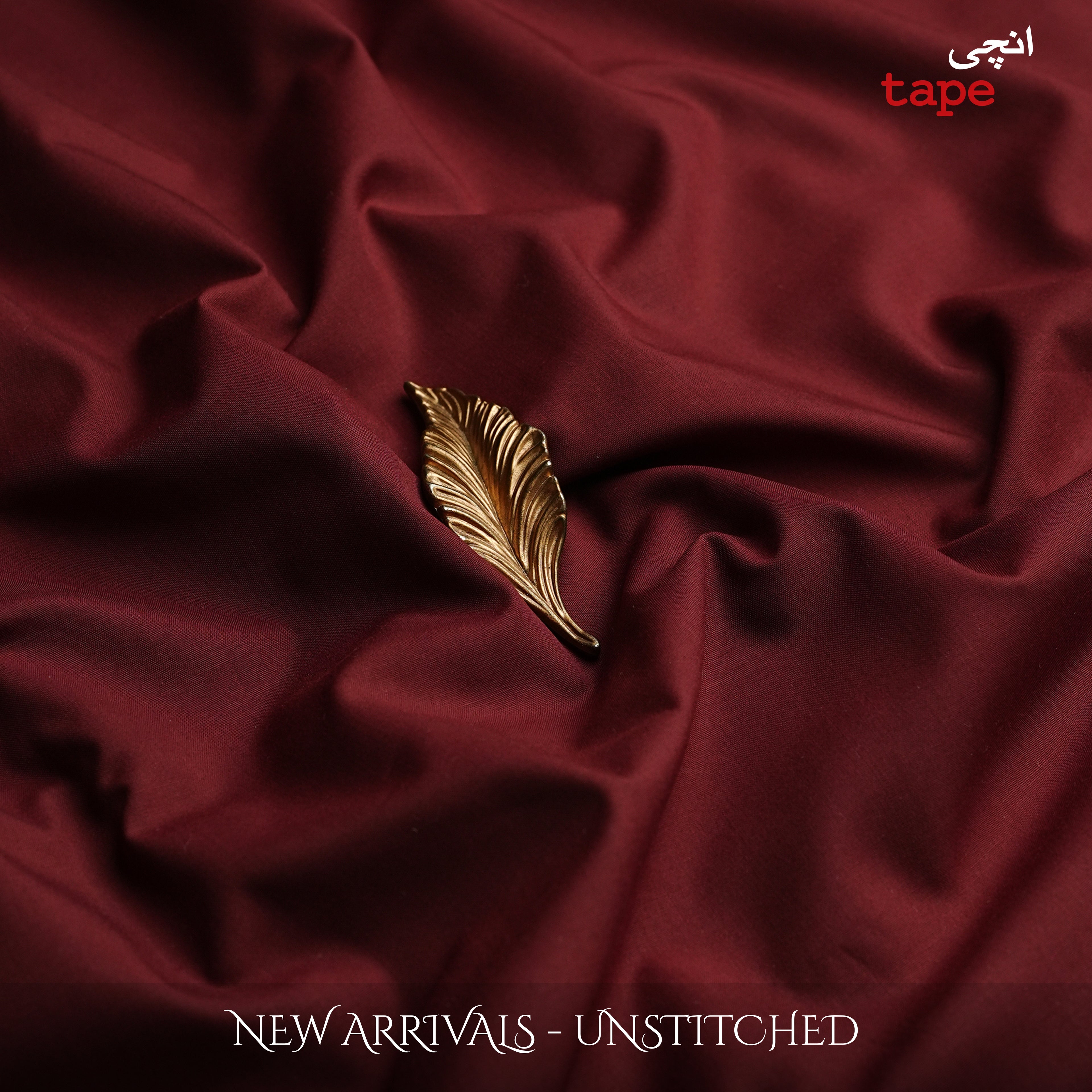 WOOD MAROON - UNSTITCHED