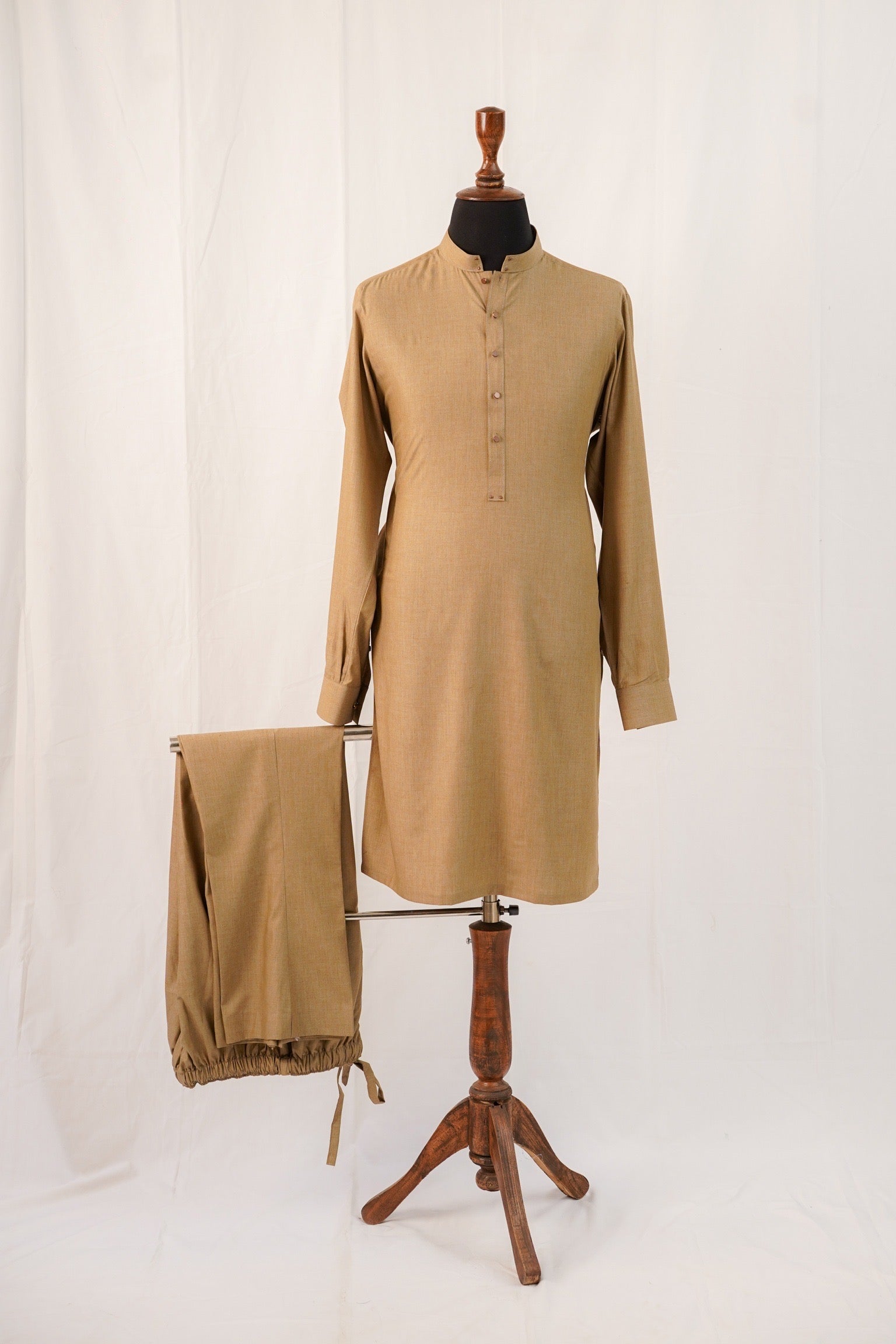 SAND BEIGE KURTA TROUSER