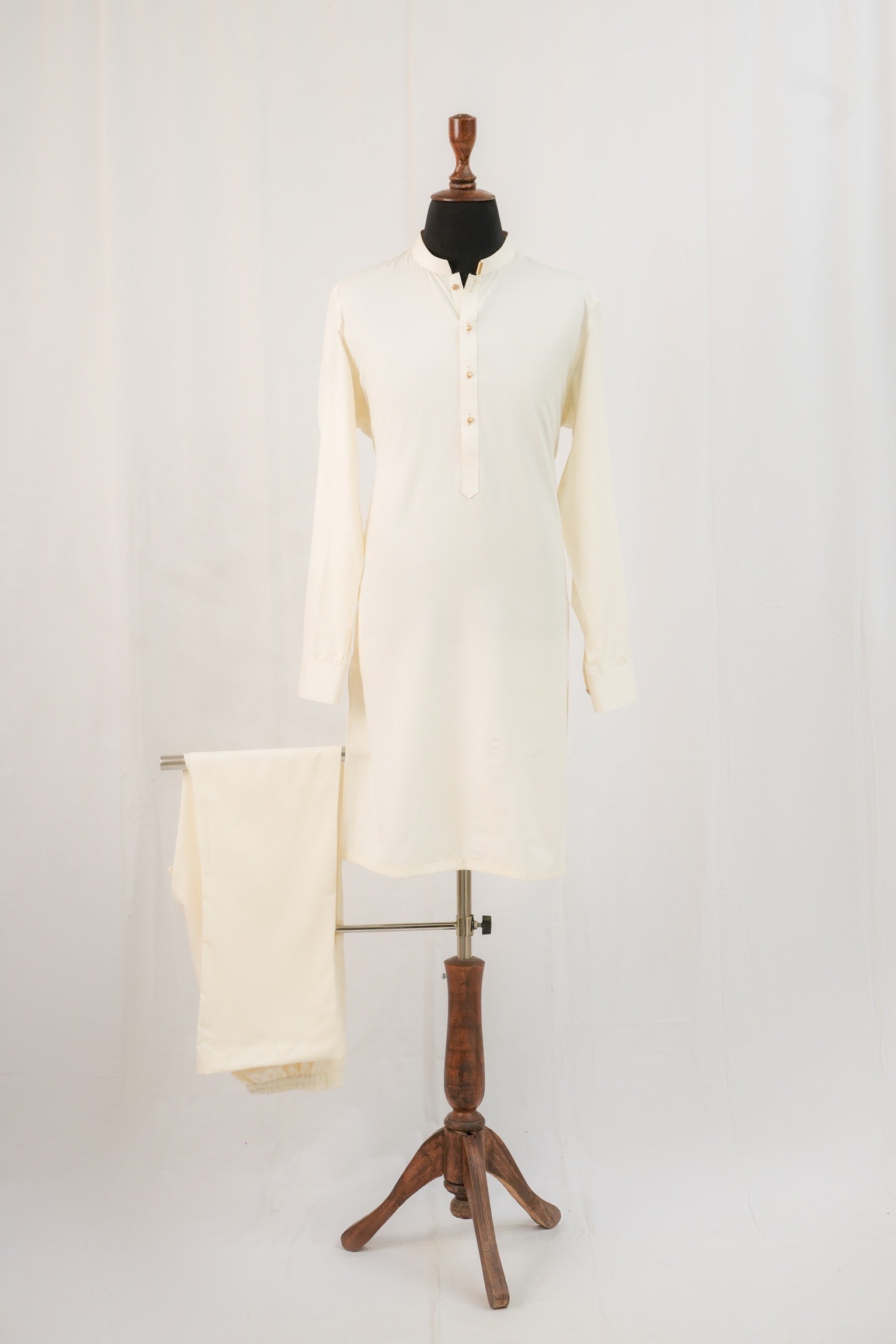 CREAM KURTA TROUSER