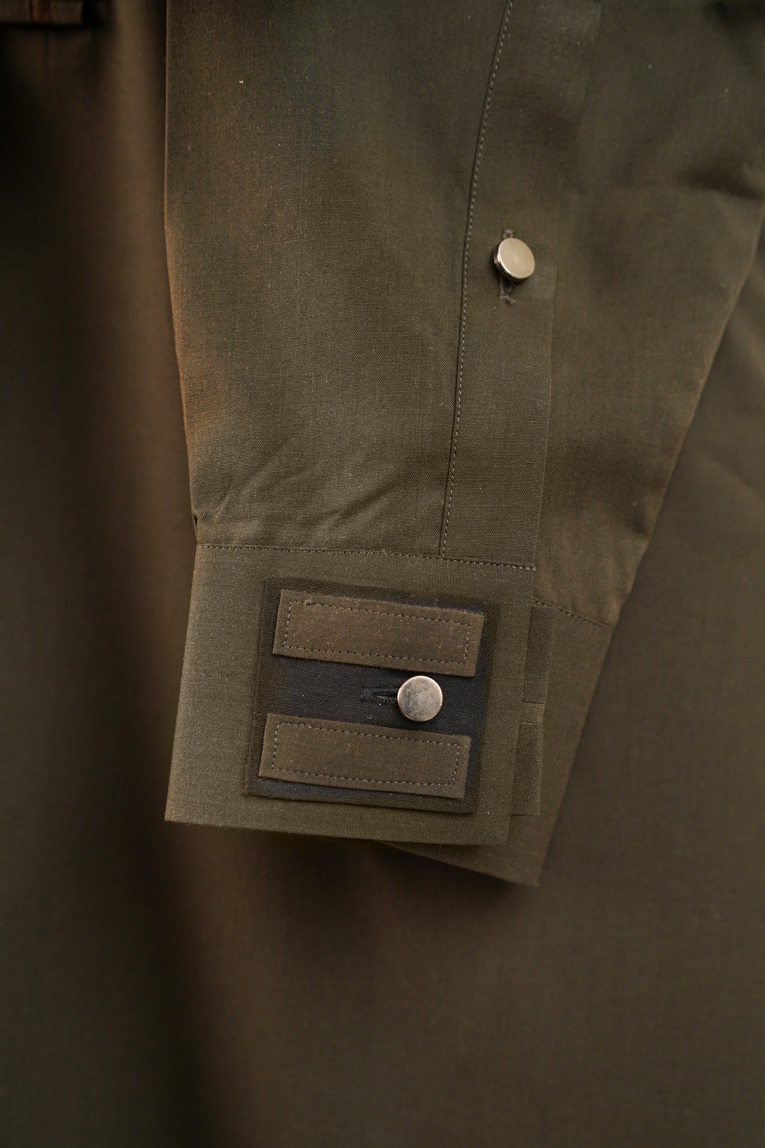 GREEN BAND COLLAR KURTA TROUSER