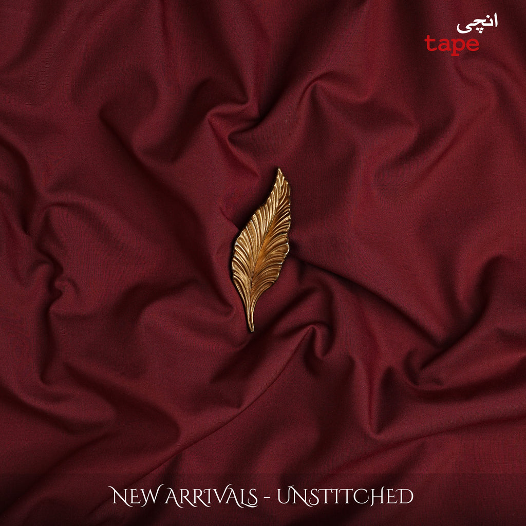 WOOD MAROON - UNSTITCHED