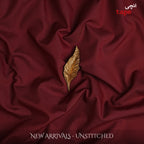 WOOD MAROON - UNSTITCHED