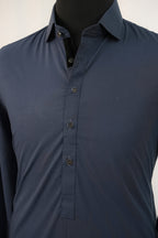 GREYISH BLUE SHALWAR KAMEEZ