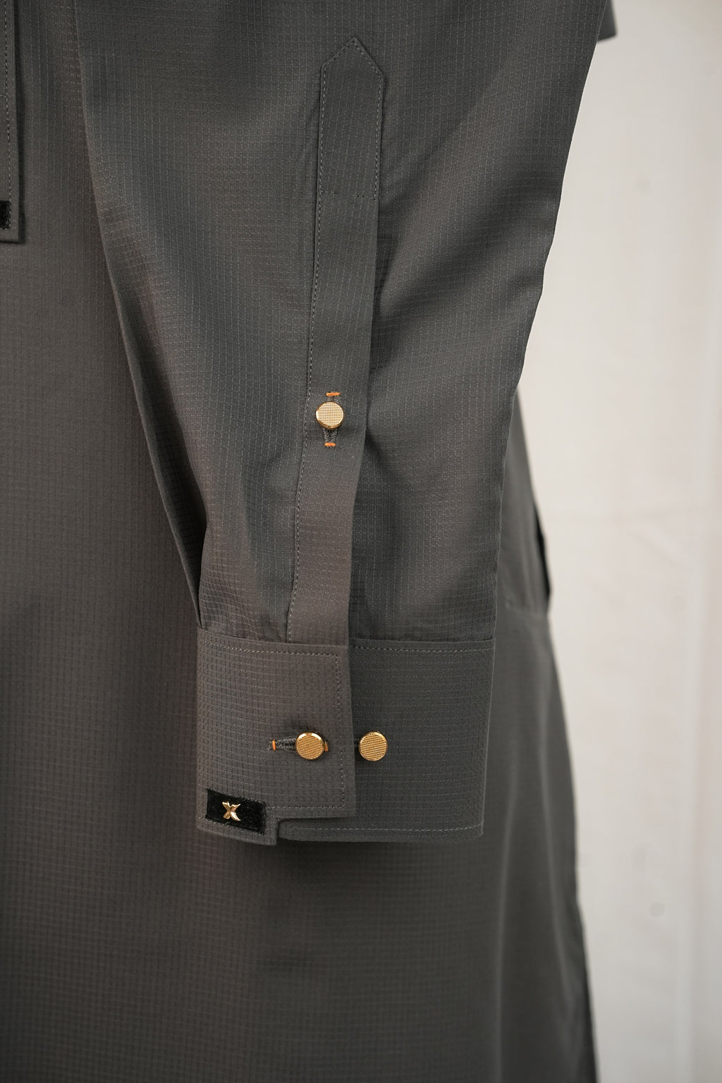 GREY CLASSIC COLLAR SHALWAR KAMEEZ
