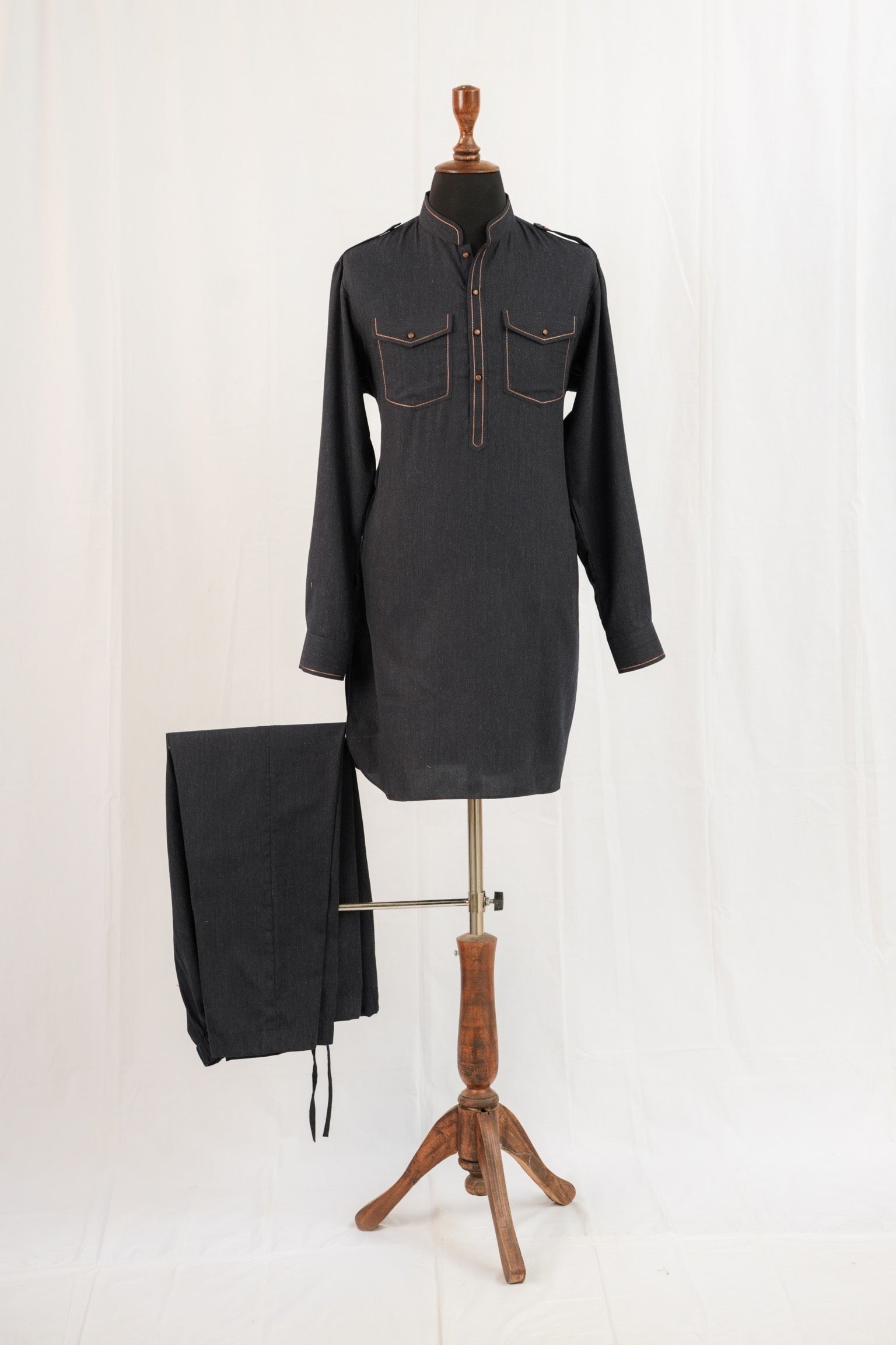DOUBLE POCKET KURTA TROUSER