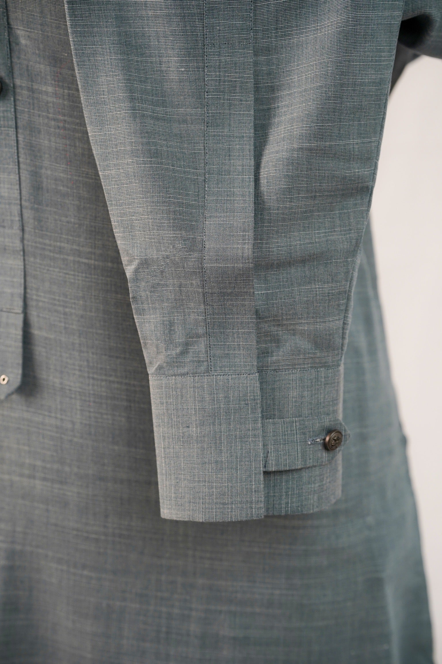 ASH GREY TEXTURED KURTA TROUSER