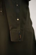 GREEN TEXTURED KURTA TROUSER