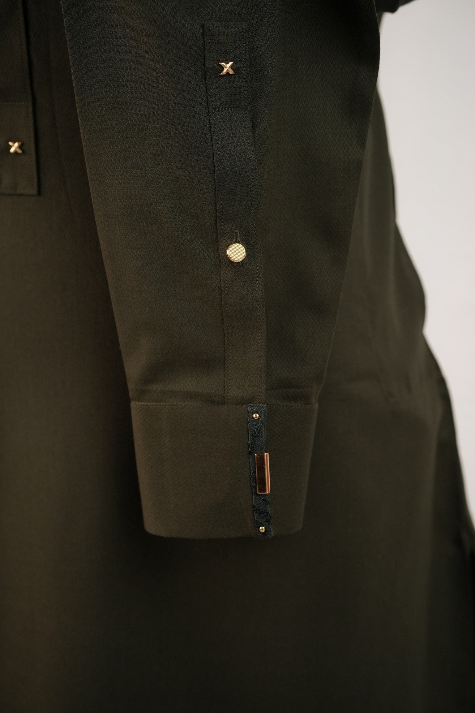 GREEN TEXTURED KURTA TROUSER