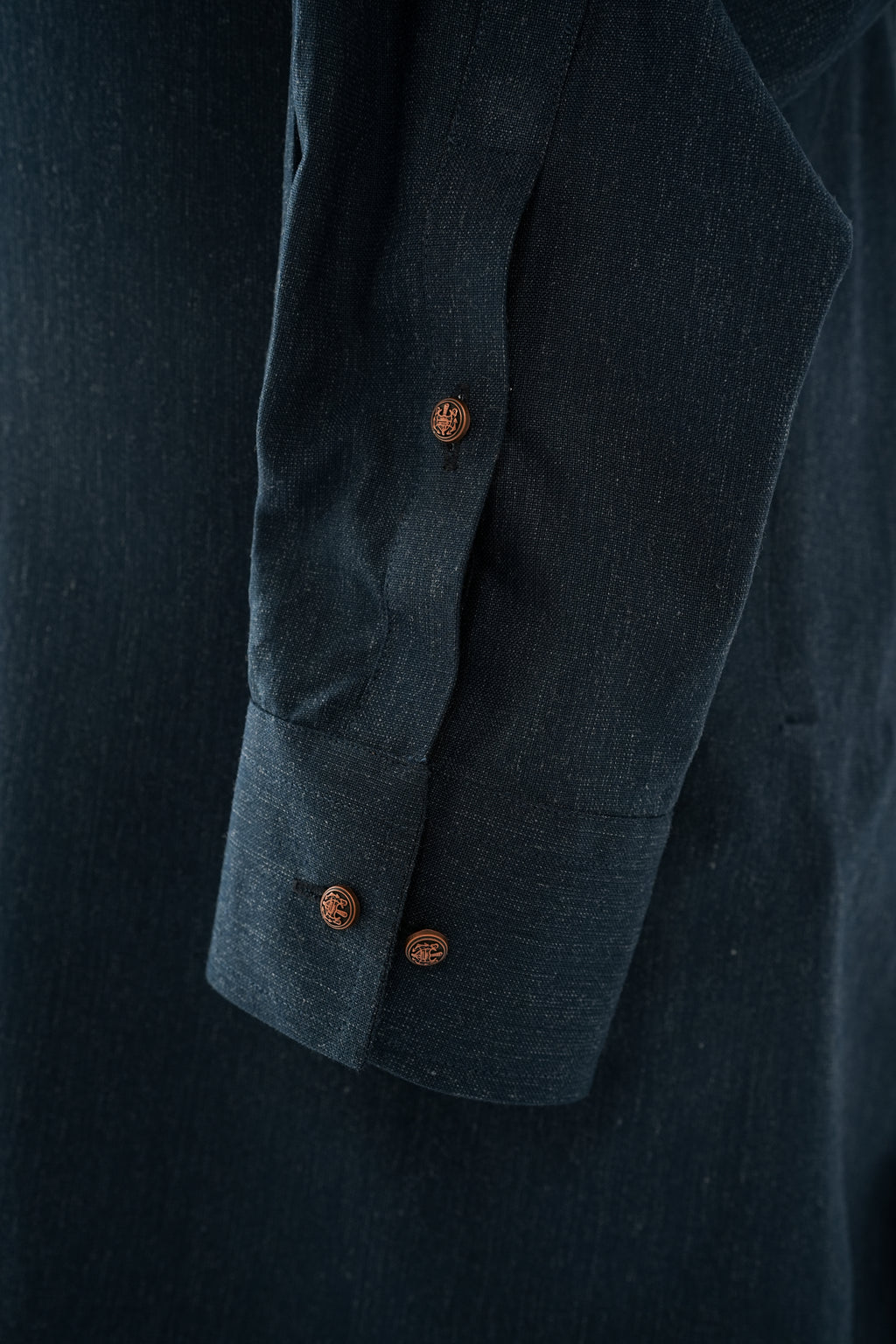DENIM BLUE FRONT POCKET KURTA TROUSER
