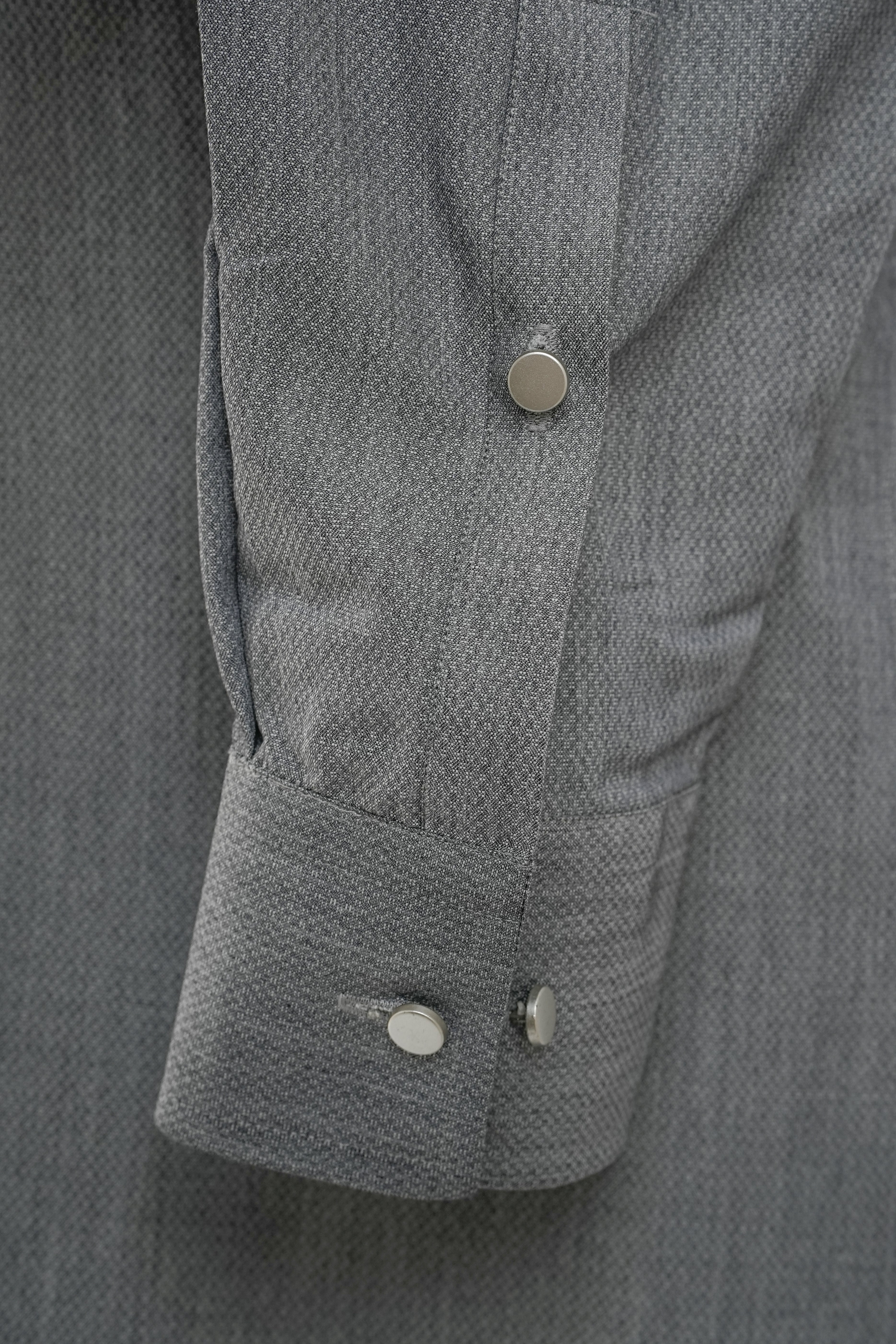 ASH GREY FRONT POCKET KURTA TROUSER