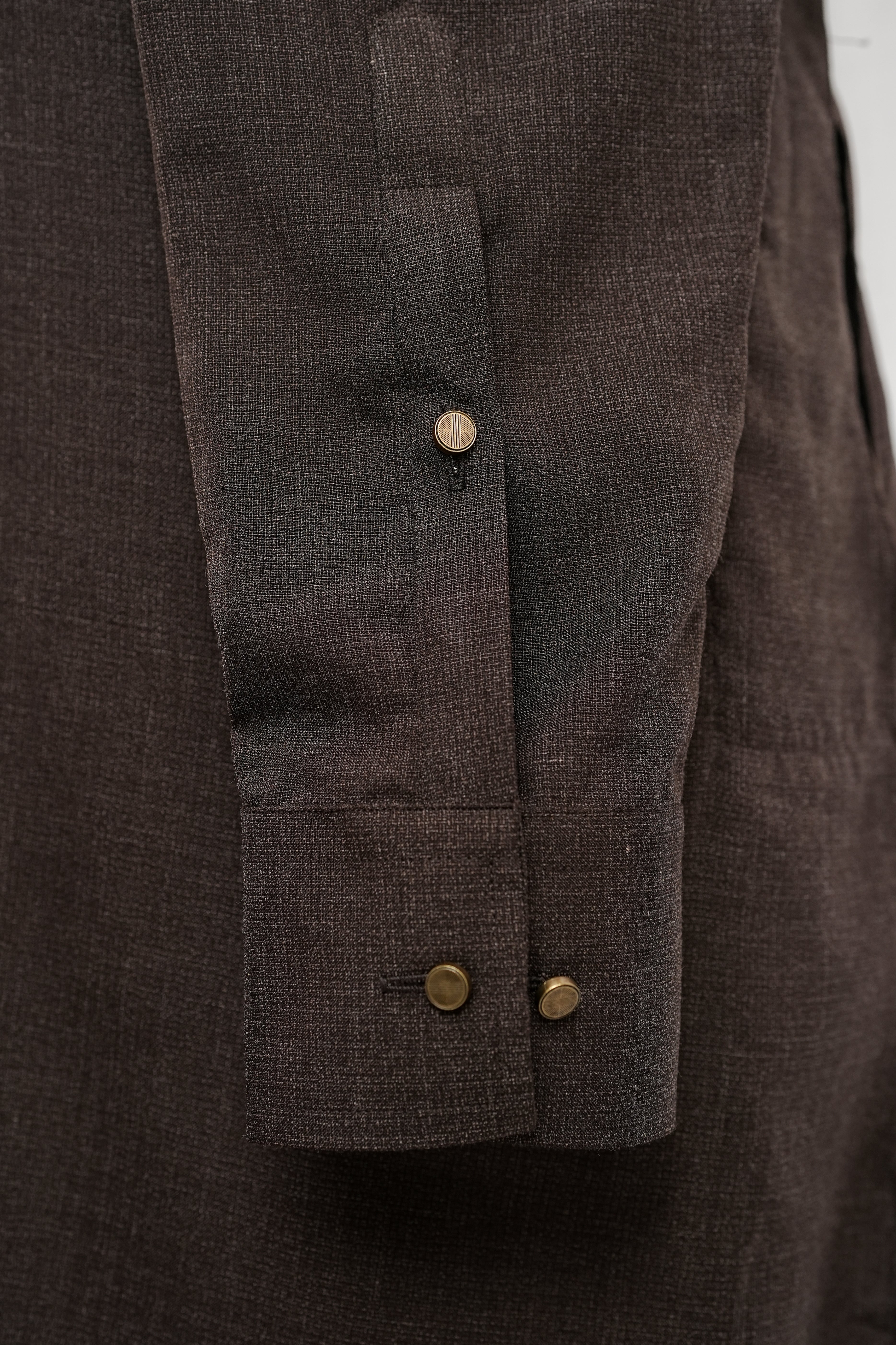 DUSTY BROWN FRONT POCKET KURTA TROUSER