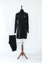 BLACK SIGNATURE KURTA TROUSER