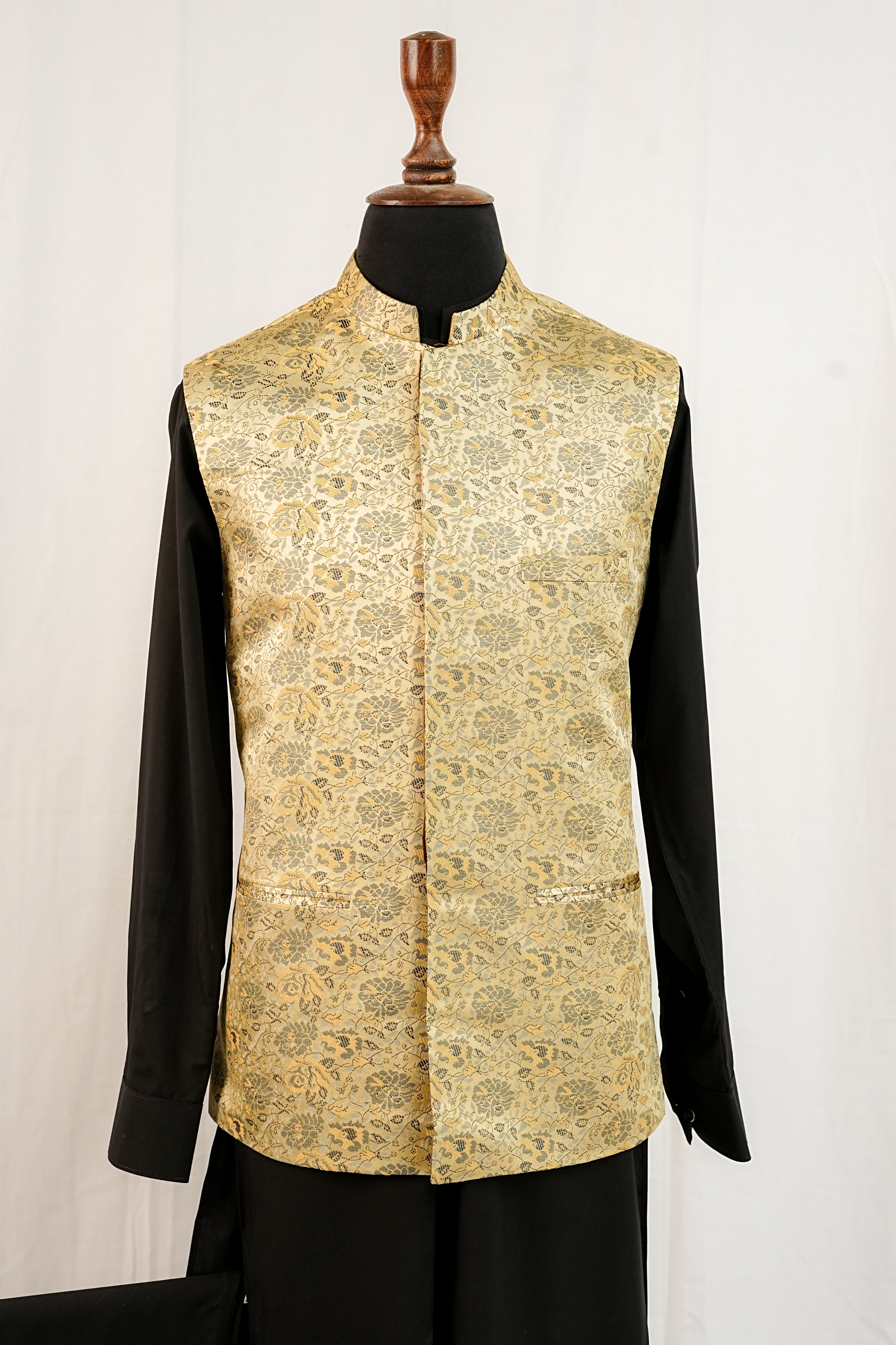MOTIFS JAMAWAR WAIST COAT