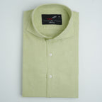 LIME COTTON LINEN SHIRT