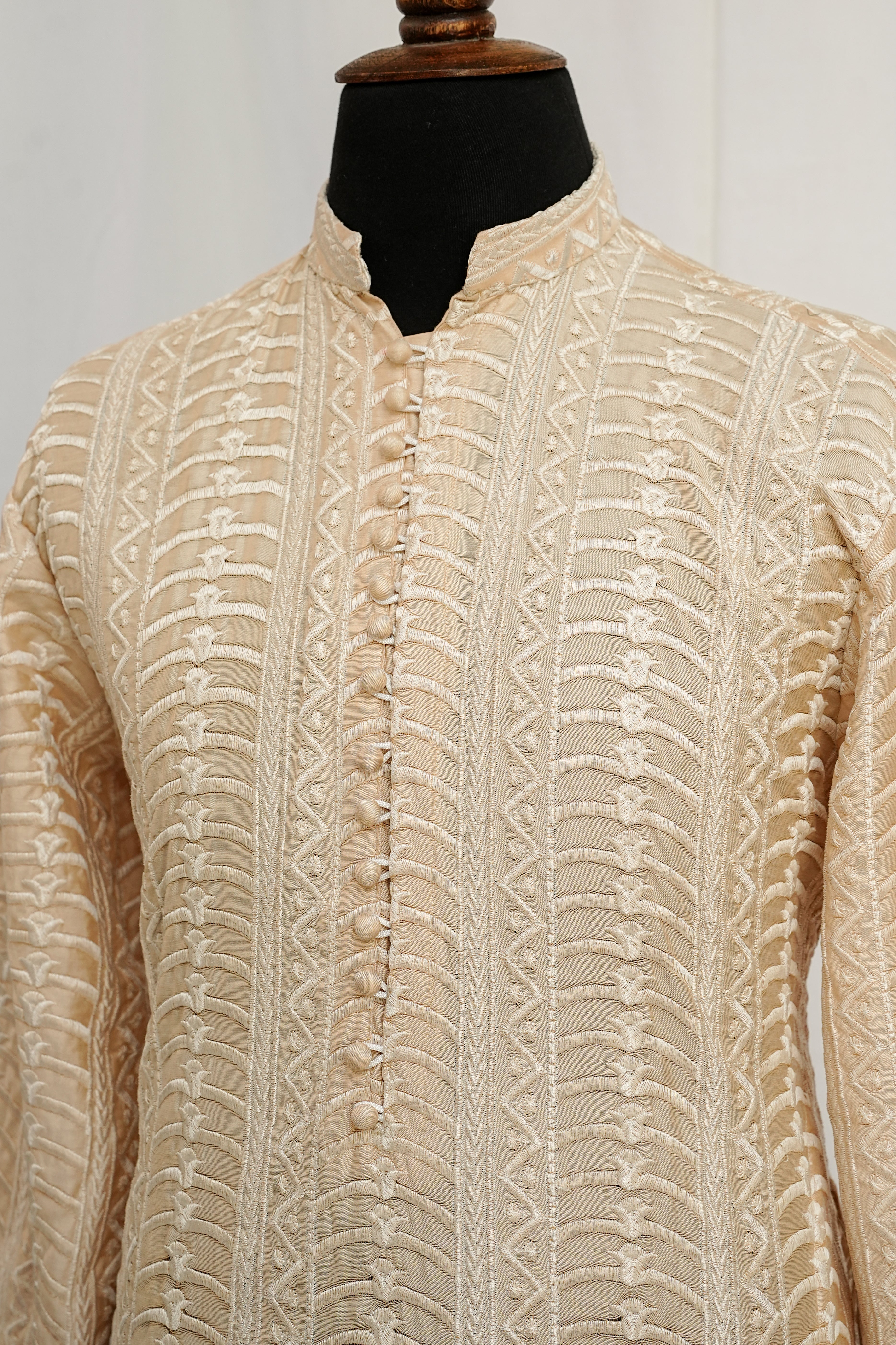 GOLDEN EMBROIDERED KURTA TROUSER