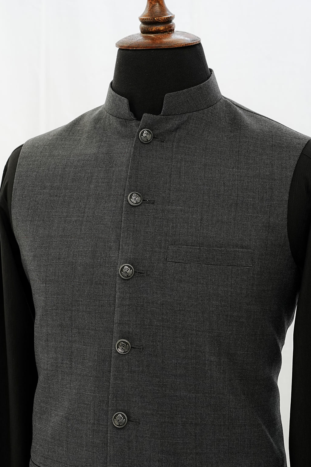 BURBERRY DARK GREY WAIST COAT