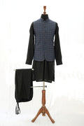 BROWN & COPPER CHECKERED WAIST COAT