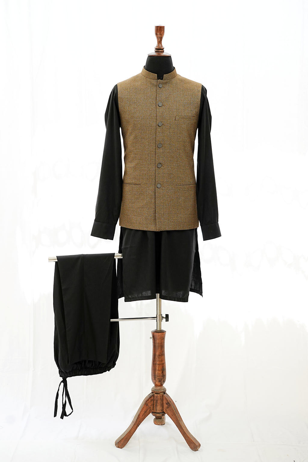 COPPER TEXTURED WAIST COAT