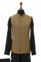 COPPER TEXTURED WAIST COAT