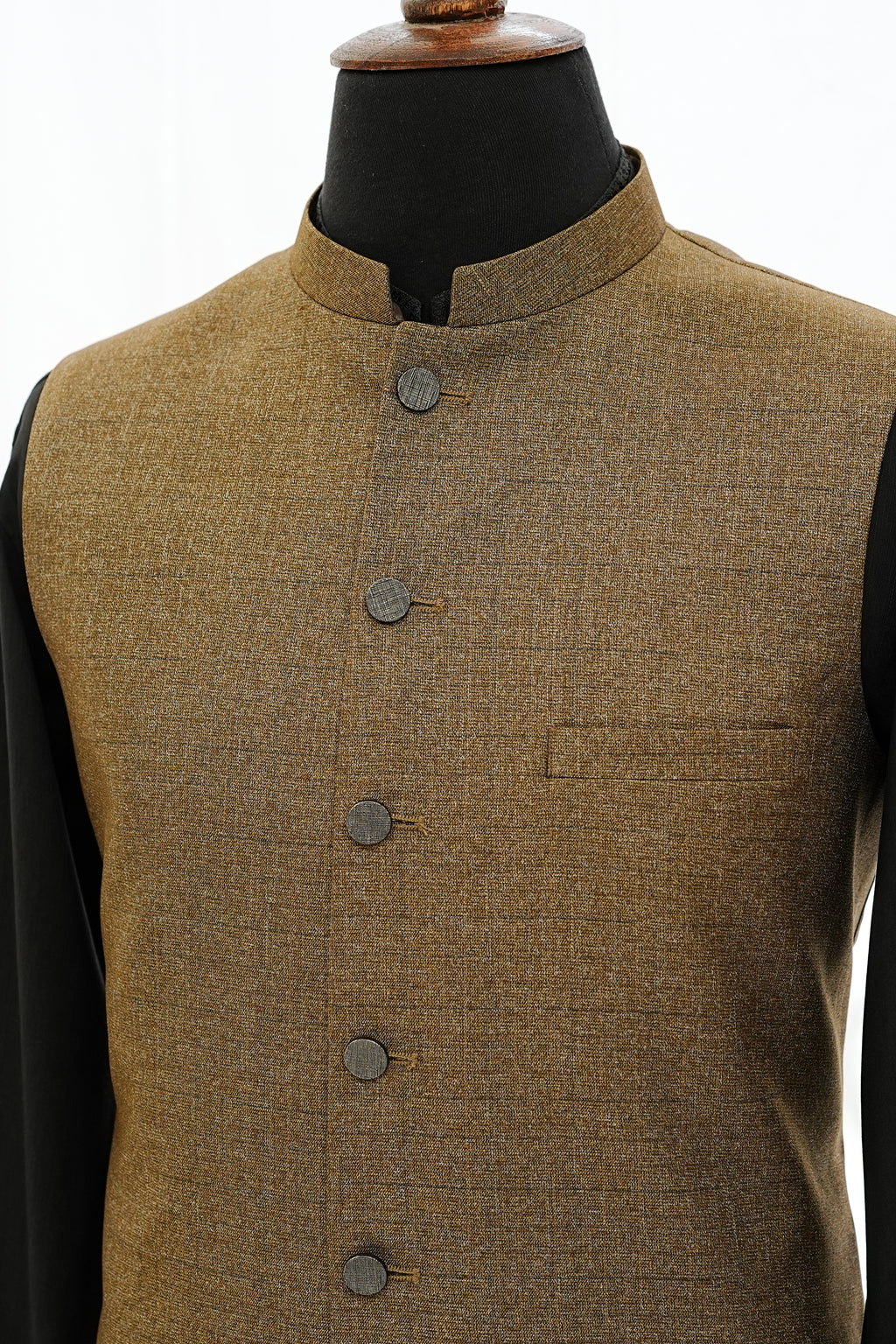 COPPER TEXTURED WAIST COAT