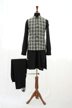 BIG CHECKERED WAIST COAT