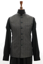 MULTI CHECKS WAIST COAT