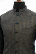 MULTI CHECKS WAIST COAT