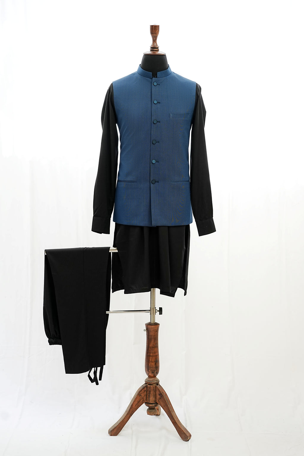 BLUE PINDOT WAIST COAT