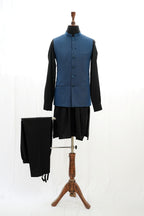 BLUE PINDOT WAIST COAT