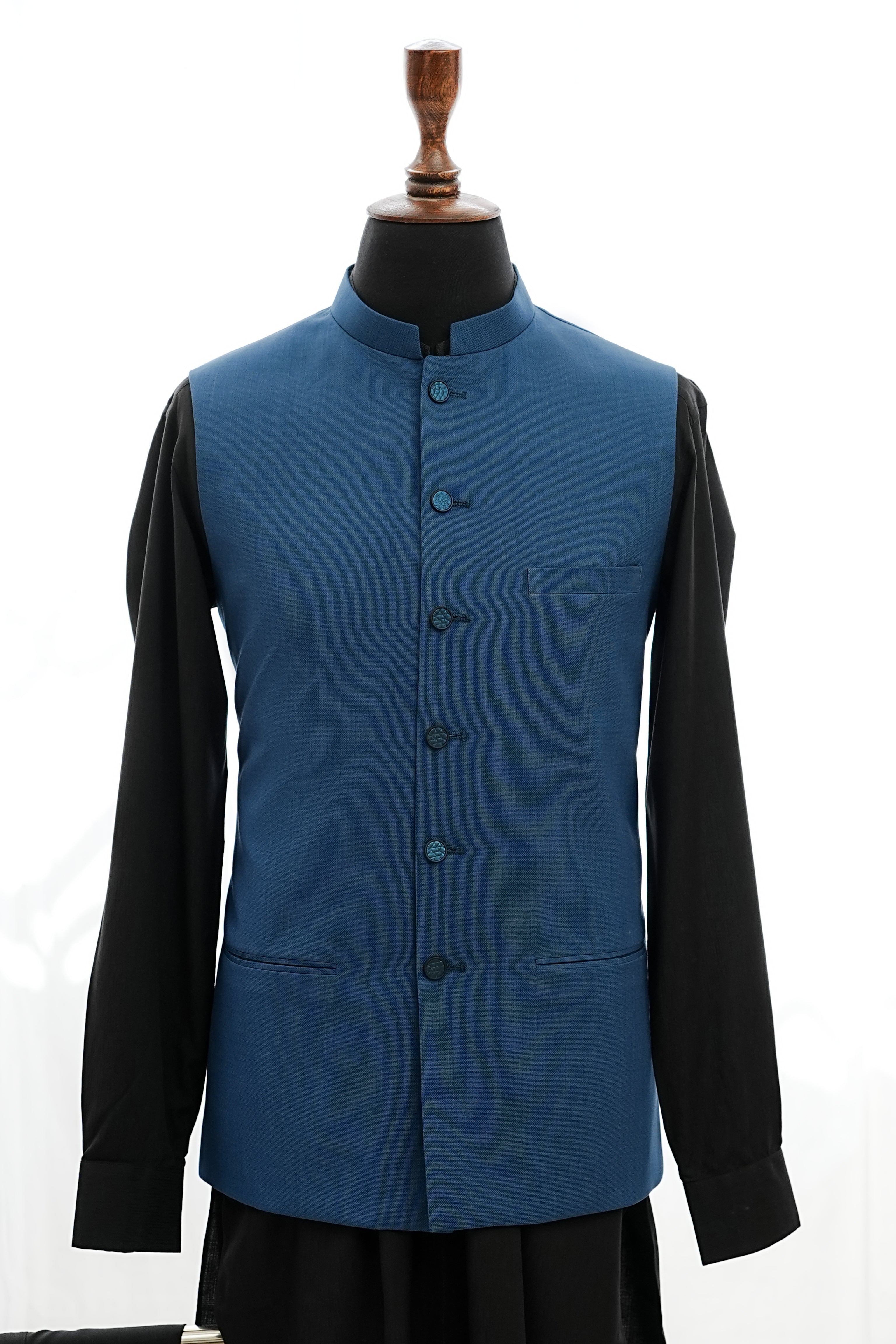 BLUE PINDOT WAIST COAT