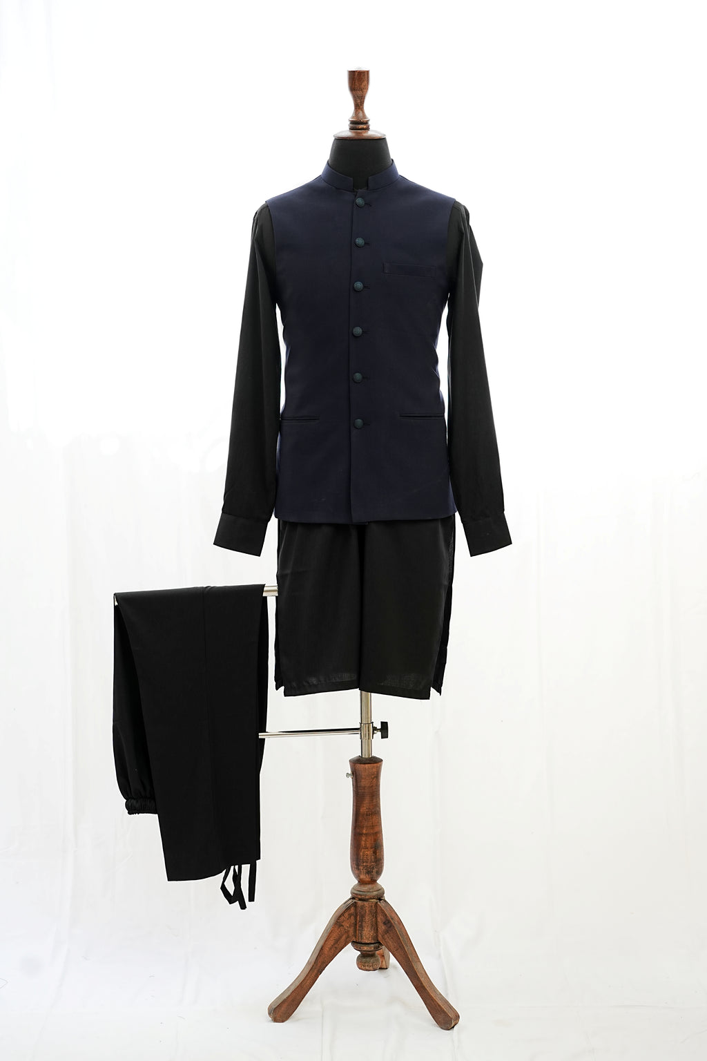 MID-NIGHT BLUE WAIST COAT