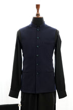 MID-NIGHT BLUE WAIST COAT