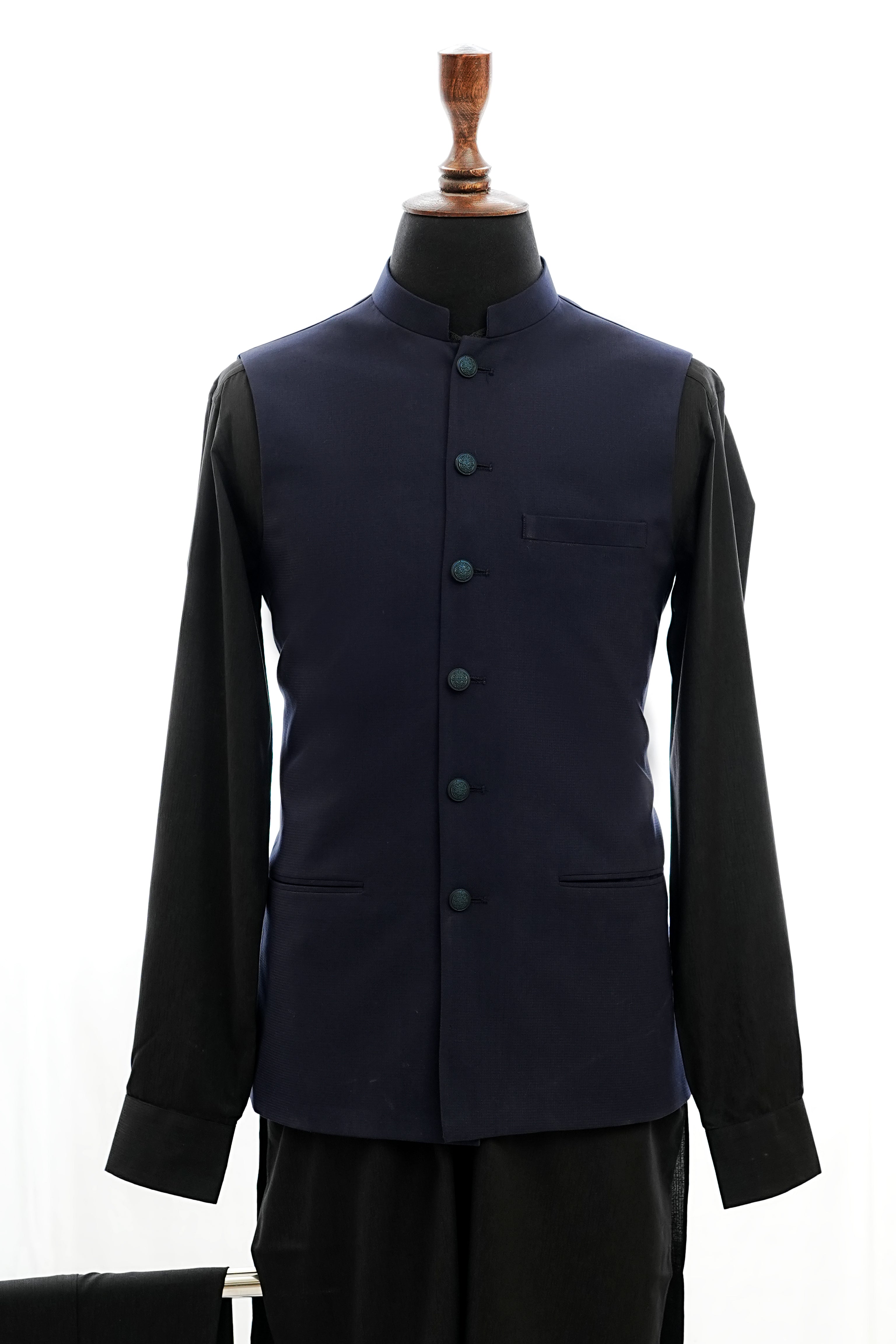 MID-NIGHT BLUE WAIST COAT