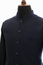 MID-NIGHT BLUE WAIST COAT