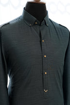 TEAL BLUE KURTA TROUSER