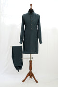 TEAL BLUE KURTA TROUSER