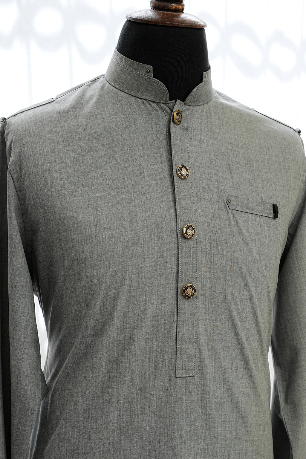 ASH GREY KURTA TROUSER